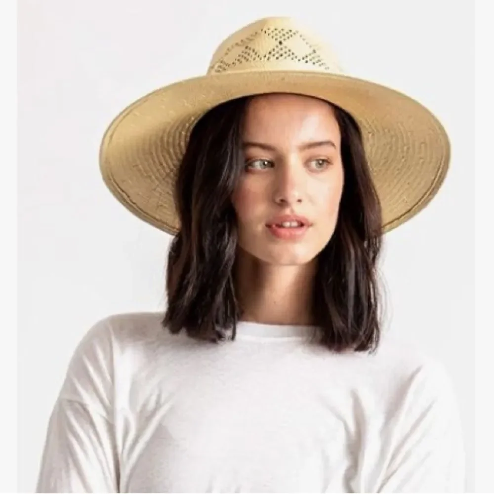 Brixton Joanna IV Tan Straw Hat New!